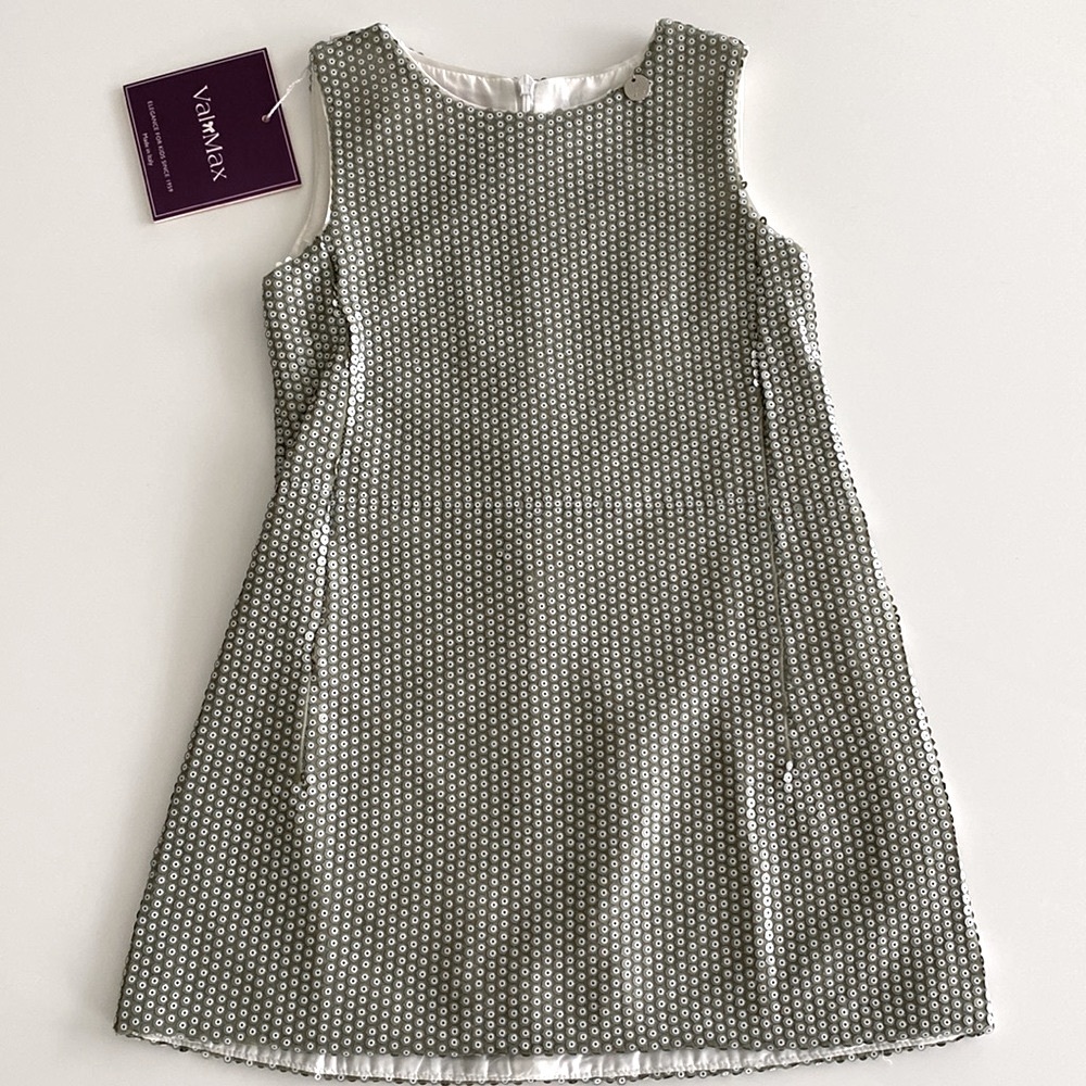 ValMax Girls Dress Dark Gray New